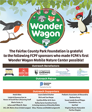 Wonder Wagon Mobile Nature Center Sponsors.